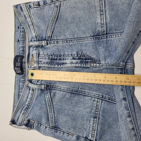 Gap Womens Jeans 2/26R ( 28 X 27 ) Soft Vintage Slim Stretch Pockets Blue - Picture 14 of 15